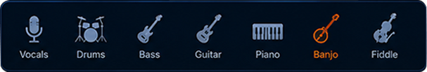 Step 2: choose an instrument to isolate.