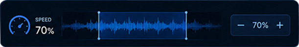 Step 5: play the track at a comfortable speed.